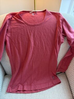 Smartwool Women's Scoop Neck Base Layer in Coral